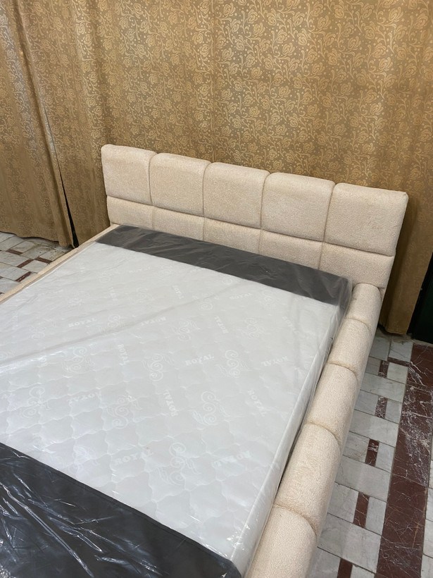 تخت دونفره سپیدار پارچه تدی