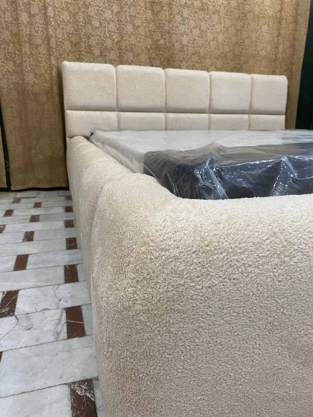 تخت دونفره سپیدار پارچه تدی