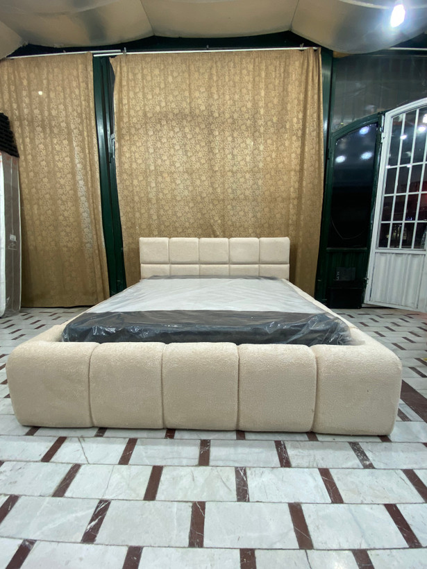 تخت دونفره سپیدار پارچه تدی