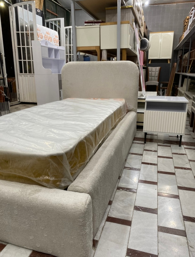 تخت یکنفره لارگو پارچه تدی